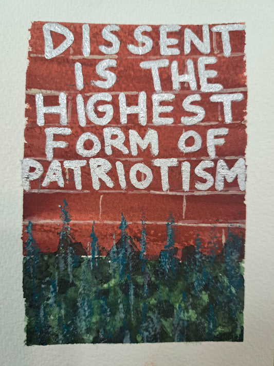 ![The Writing is on the Wall] A Patriot's Primer