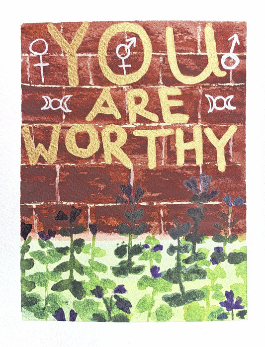 ![The Writing is on the Wall] Worthy