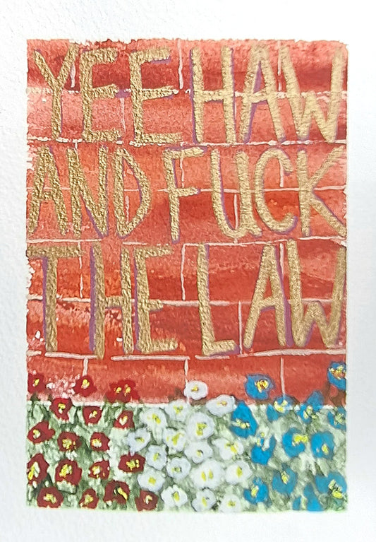 ![The Writing is on the Wall] Outlaw Country