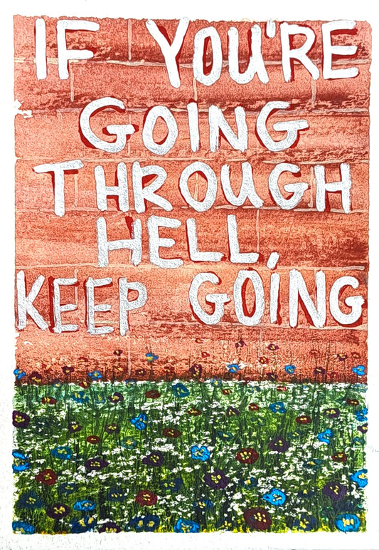 ![The Writing is on the Wall] The way out is through